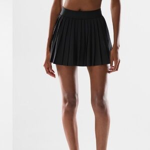 Aritzia Tna Move Tech Tennis Pro Micro Mini Skirt Pleated Black Women's m